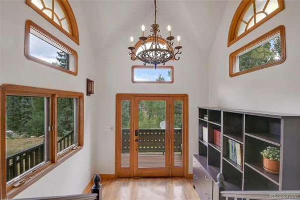 Chandelier, Interior, Wood Texture Flooring