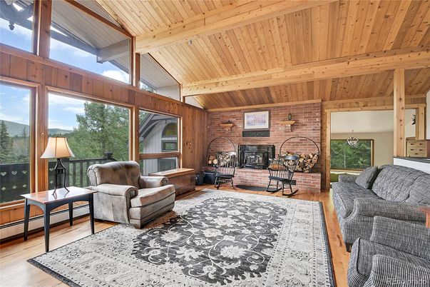 Fireplace, Interior, Living room, Stone Walls, Wooden Beams, Wooden Ceilings, Wood Texture Flooring, Wooden Walls