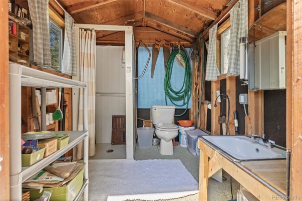 Bathroom, Interior, Wooden Beams, Wooden Ceilings