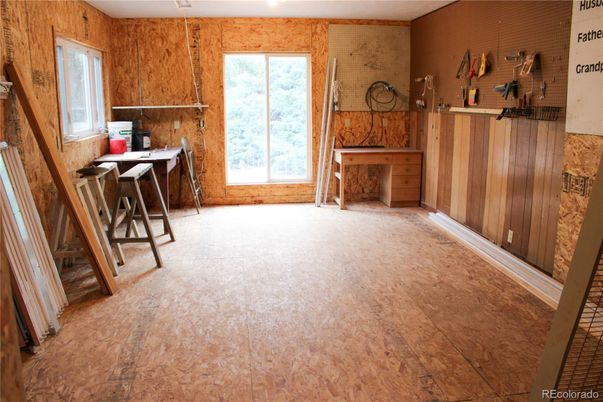 Empty room, Interior, Stone Walls, Wooden Walls