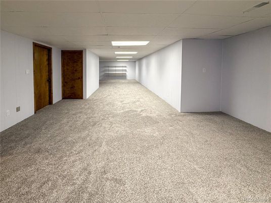 Empty room, Interior, Recessed Lighting