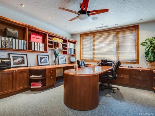 Home Office, Interior, Recessed Lighting