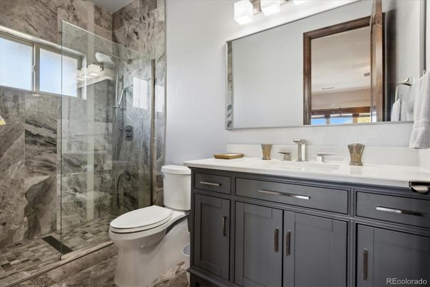 Bathroom, Glass Shower, Interior