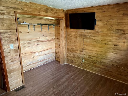 Empty room, Interior, Wood Texture Flooring, Wooden Walls