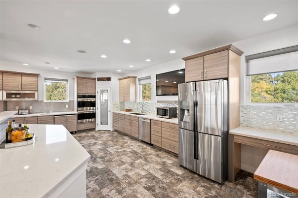 Interior, Kitchen, Recessed Lighting, Stainless Steel Appliances