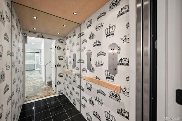 Bathroom, Elevator, Interior, Recessed Lighting