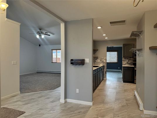 Interior, Kitchen, Marble, Recessed Lighting