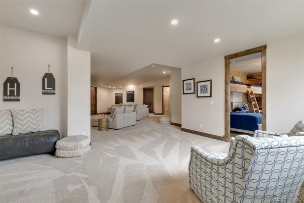 Interior, Living room, Recessed Lighting