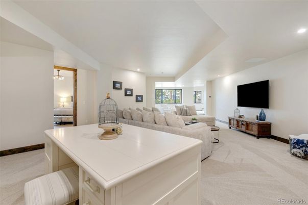 Interior, Living room, Recessed Lighting