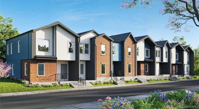 Exterior, Facade, Brick Facade, Rowhouse