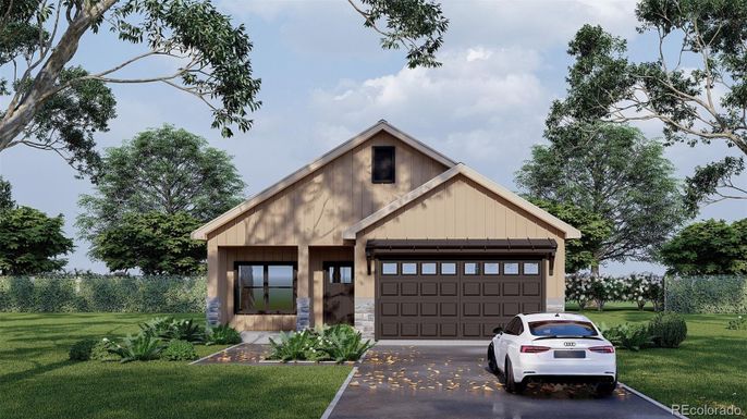 Attached, Exterior, Facade, American Craftsman