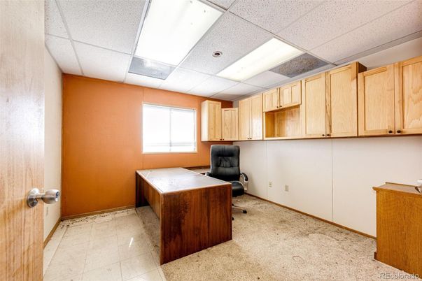 Home Office, Interior, Recessed Lighting