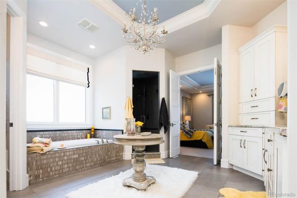 Bathroom, Bedroom, Chandelier, Interior, Recessed Lighting