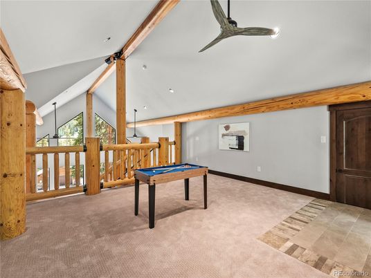 Billiard Table, Game Room, Interior, Pendant Lights, Recessed Lighting