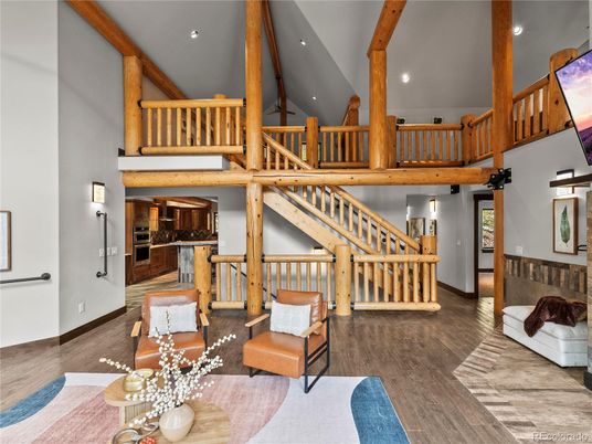 Interior, Recessed Lighting, Wooden Beams, Wood Texture Flooring