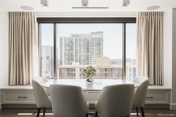 Dining room, Interior, Wood Texture Flooring