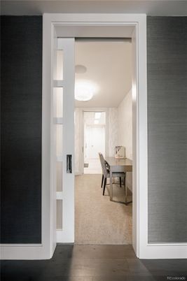 Chandelier, Home Office, Interior, Wood Texture Flooring