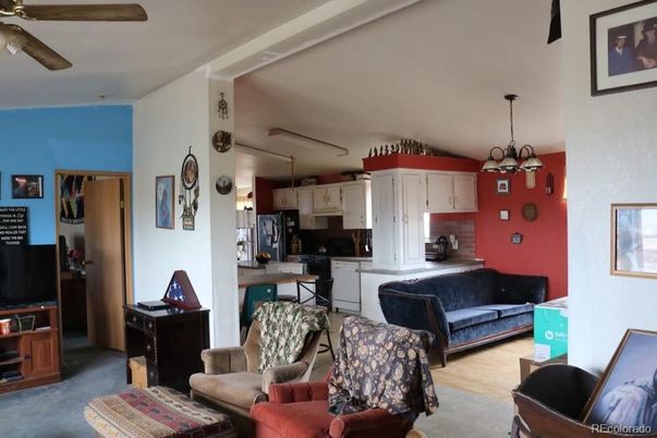 Chandelier, Interior, Kitchen, Living room, Wood Texture Flooring