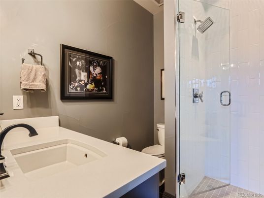 Bathroom, Glass Shower, Interior