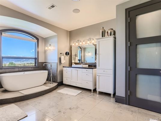 Bathroom, Dual Sink Vanities, Free Standing Baths, Interior