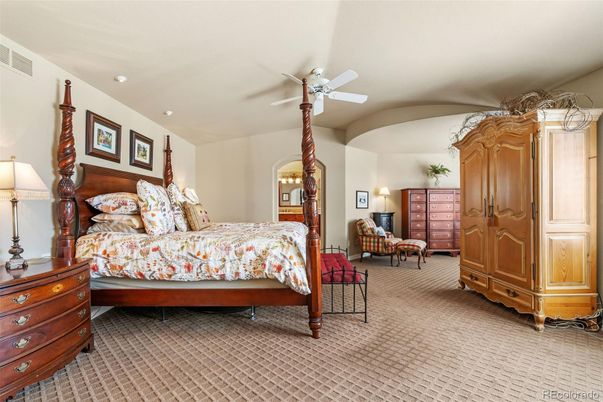 Bedroom, Interior, Recessed Lighting
