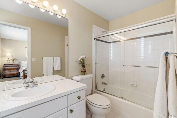Bathroom, Glass Shower, Interior, Tile Countertops