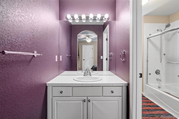 Bathroom, Glass Shower, Interior, Tile Countertops