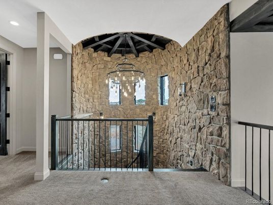 Interior, Pendant Lights, Recessed Lighting, Stone Walls