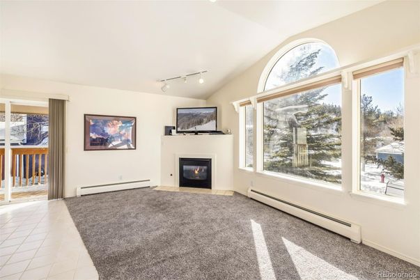 Empty room, Fireplace, Interior