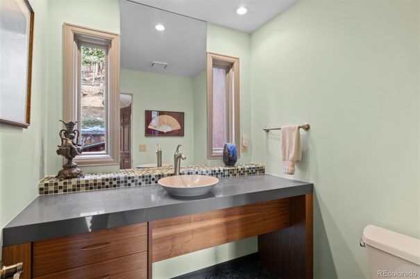 Bathroom, Interior, Recessed Lighting