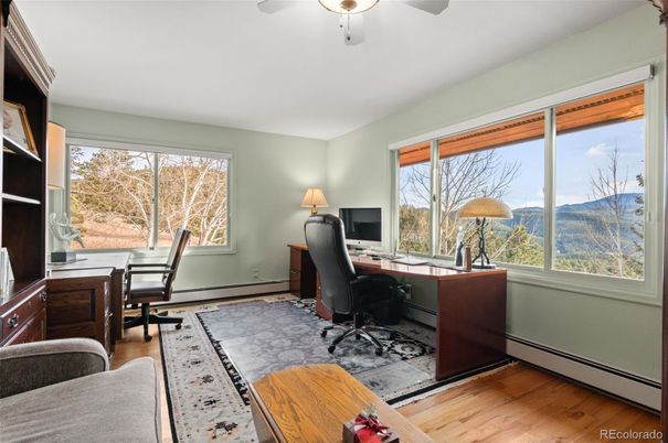 Home Office, Interior, Wood Texture Flooring