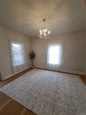 Chandelier, Empty room, Interior, Wood Texture Flooring