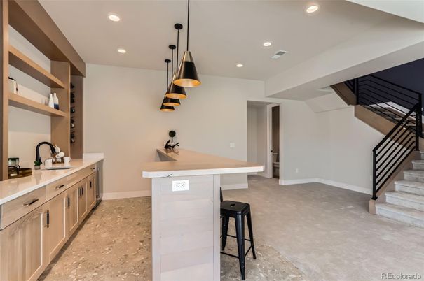 Interior, Kitchen, Pendant Lights, Recessed Lighting