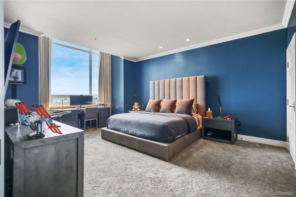 Bedroom, Home Office, Interior, Recessed Lighting