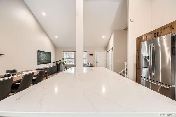 Dining room, Interior, Kitchen, Recessed Lighting