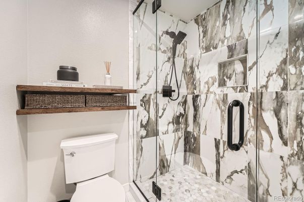 Bathroom, Glass Shower, Interior