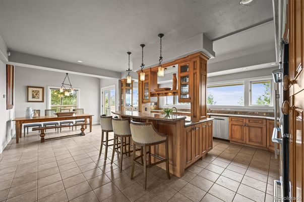 Dining room, Interior, Kitchen, Pendant Lights, Recessed Lighting