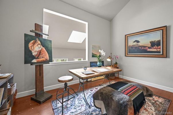 Home Office, Interior, Wood Texture Flooring