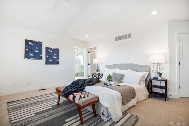 Bedroom, Interior, Recessed Lighting