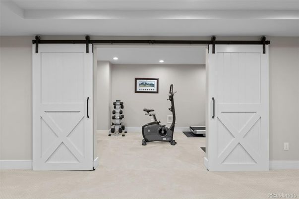 Fitness Equipment, Interior, Recessed Lighting