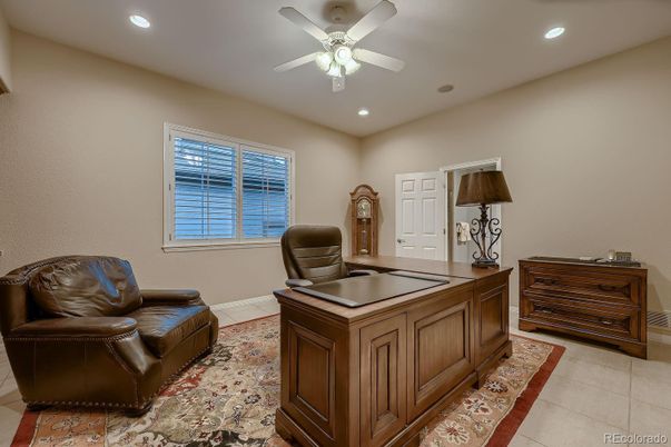 Home Office, Interior, Recessed Lighting
