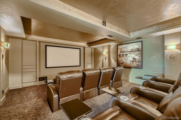 Home Theatre Room, Interior, Projection Screen, Theatre Room