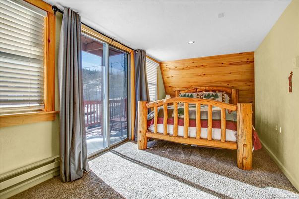 Bedroom, Interior, Recessed Lighting, Wooden Walls