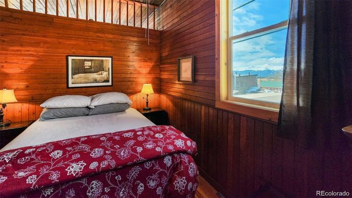 Bedroom, Interior, Wooden Walls