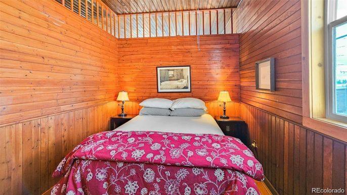Bedroom, Interior, Wooden Walls