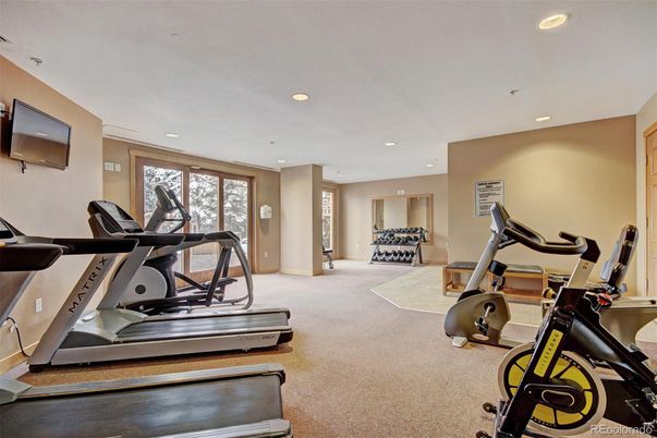 Fitness Equipment, Gym, Interior, Recessed Lighting