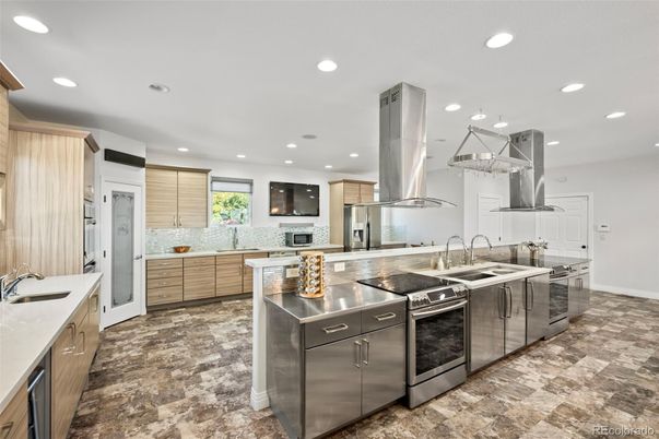 Interior, Kitchen, Recessed Lighting, Stainless Steel Appliances