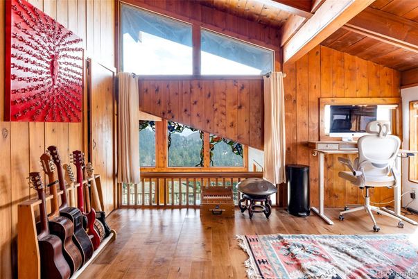 Home Office, Interior, Wooden Beams, Wooden Ceilings, Wood Texture Flooring, Wooden Walls
