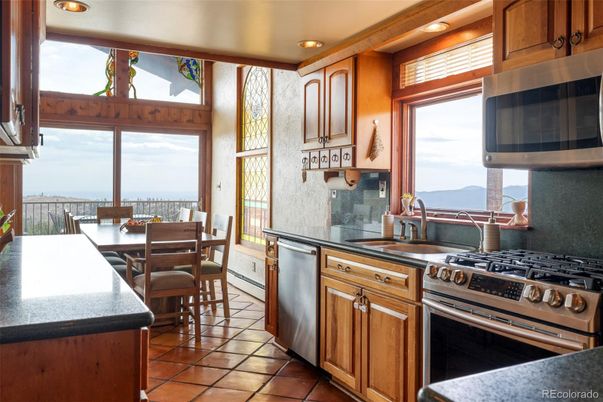 Dining room, Interior, Kitchen, Recessed Lighting, Stainless Steel Appliances