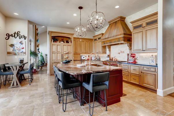 Chandelier, Interior, Kitchen, Pendant Lights, Recessed Lighting